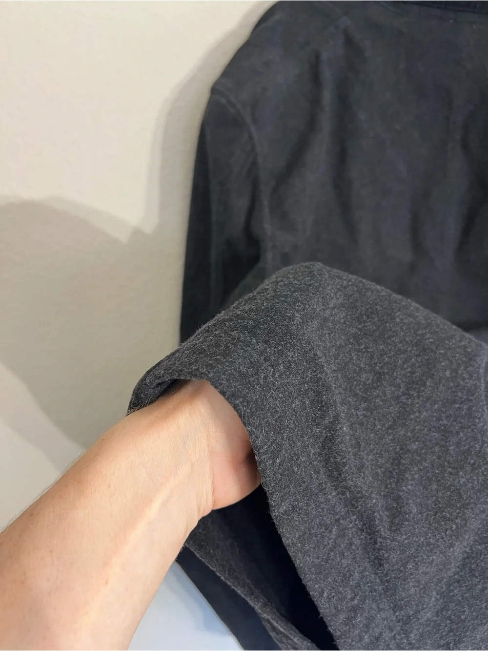 Flint & Tinder Flex Knit Chore Blazer charcoal corduroy collar sz 44 fall